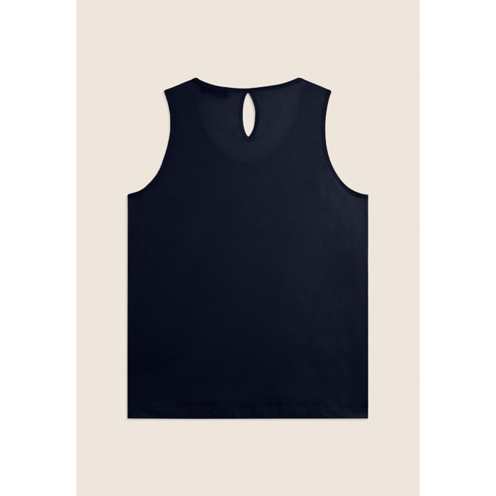 Canotta con Dettaglio Cut-Out e Grafica FREDDY