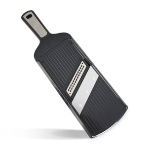 Mandoline avec poignée en plastique noir