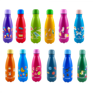 Bouteille isotherme design Summer, HAPPY BOTTLE