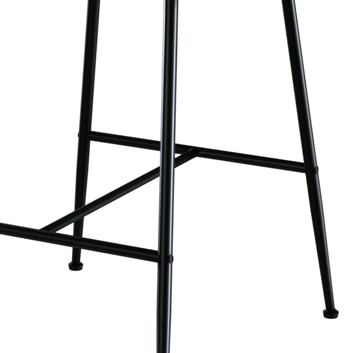 Lot de 2 chaises pour îlot central 66,3 cm en tissu bouclé noir - Groom
