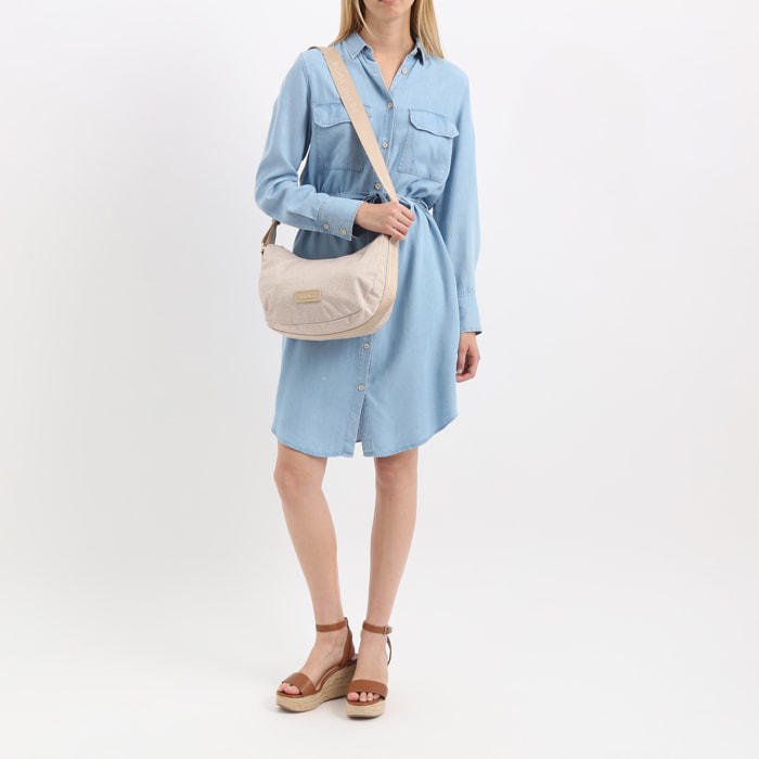 Borsa a tracolla Luna Flexos Soft - beige