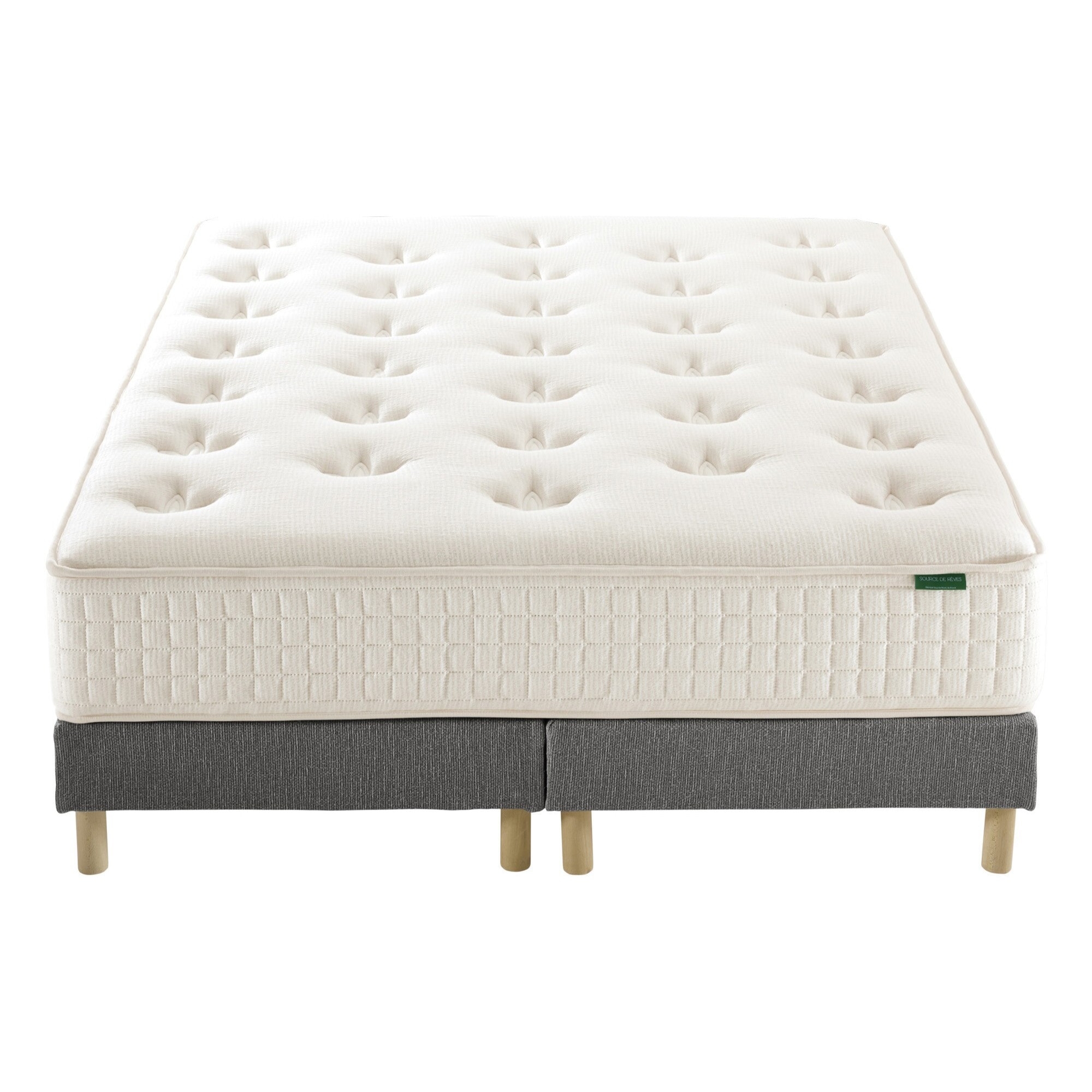 Ensemble matelas Le Latex Responsable + sommier