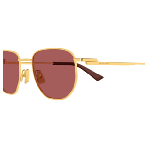 Gafas de Sol Bottega Veneta BV1301S-006 de Metal Unisex 52 mm