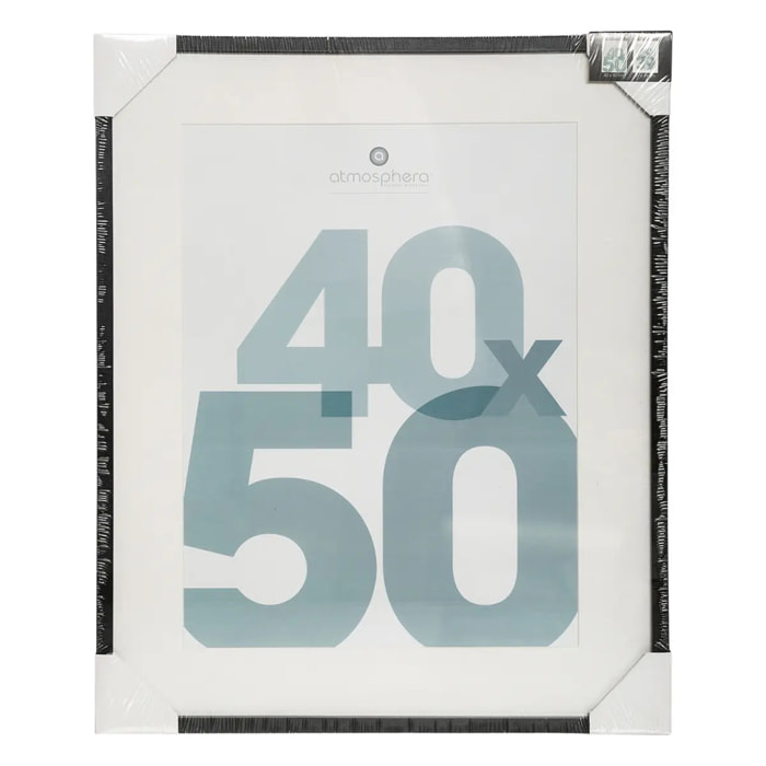 Cadre photo "Manu" noir 40x50cm