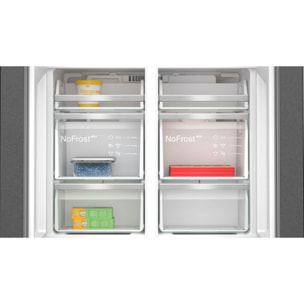 Réfrigérateur multi portes SIEMENS KF96DPXEA  iQ700, Tiroirs hyperFresh 0°C