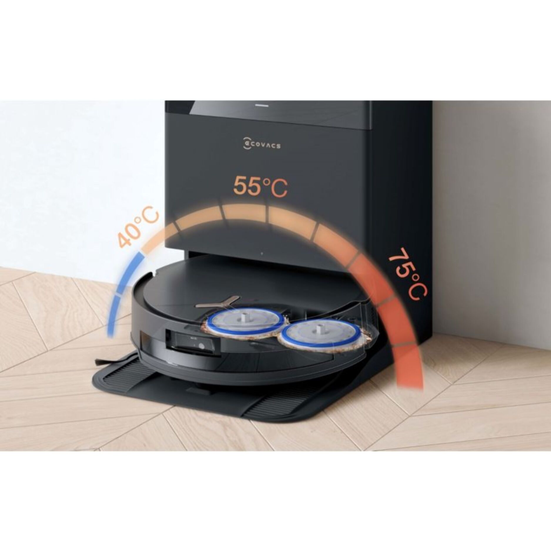 Aspirateur robot ECOVACS Deebot T50 Max Pro Omni Gen 2 EU noir
