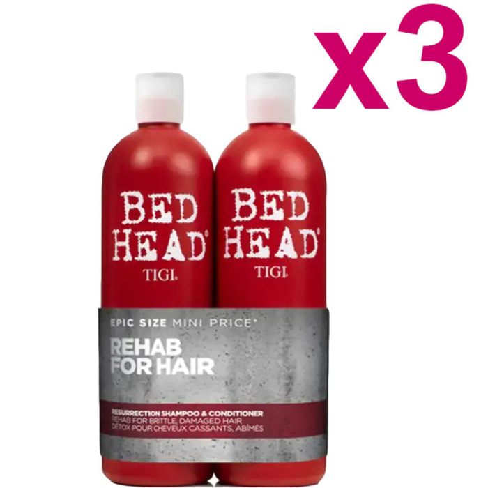 TIGI Kit Bed Head Resurrection Tween Duo 3 PIEZAS