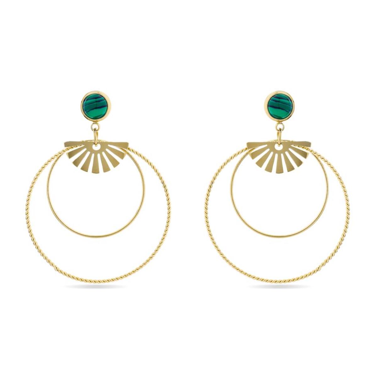 Pendientes Lux by Lux acabados oro 18k