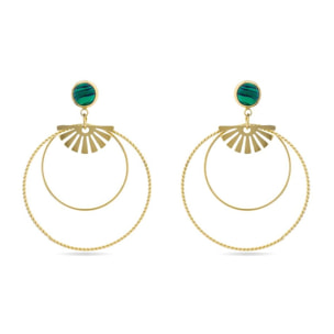 Pendientes Lux by Lux acabados oro 18k