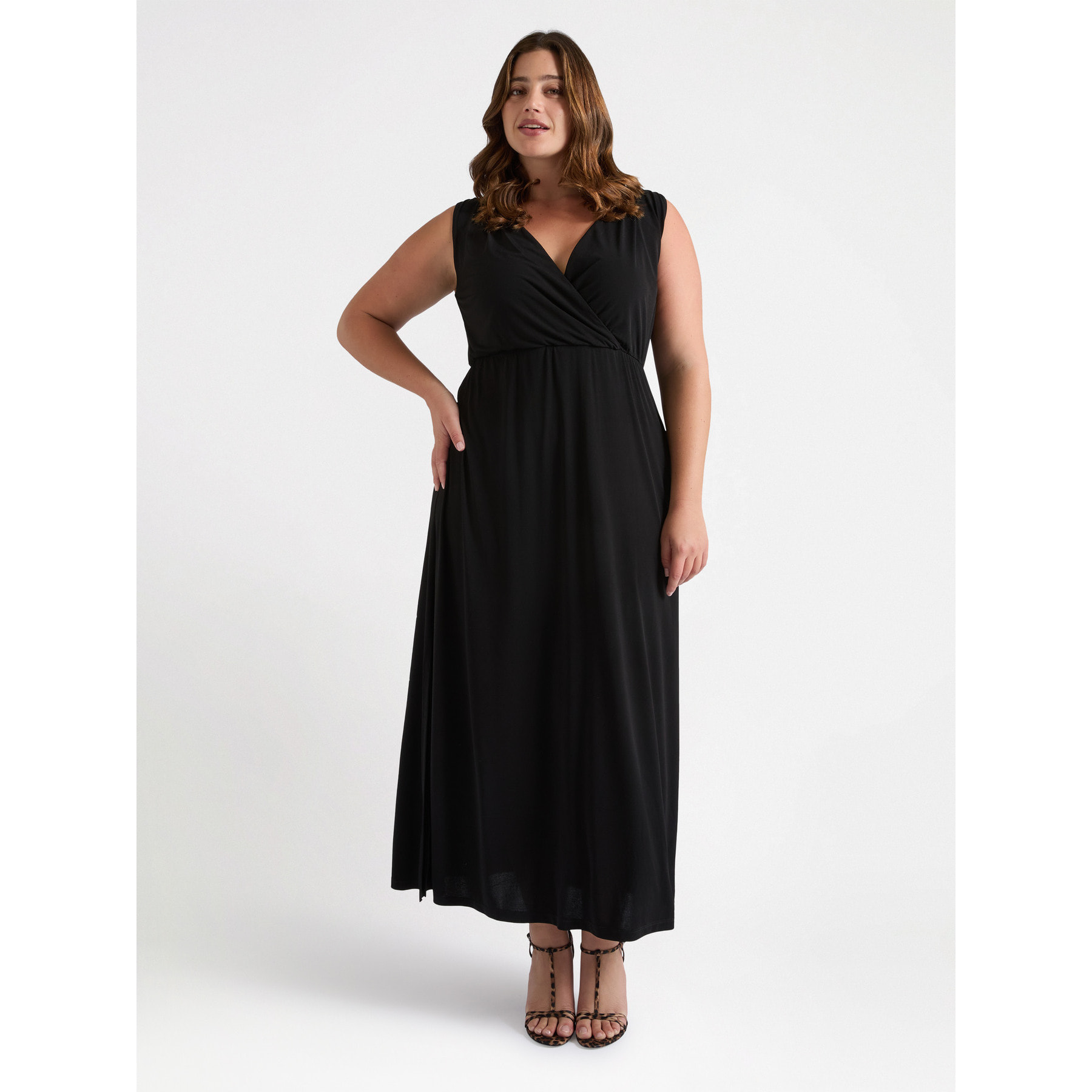 Fiorella Rubino - Vestido línea griega -DREAM - Negro