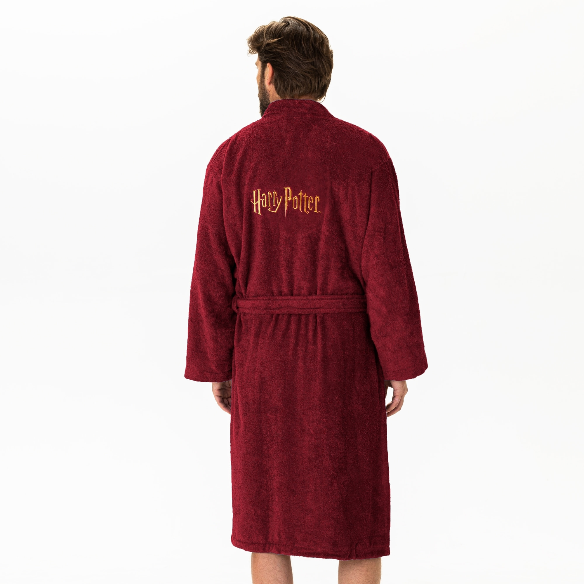 Peignoir brodé 100% coton, HARRY POTTER GRYFFONDOR