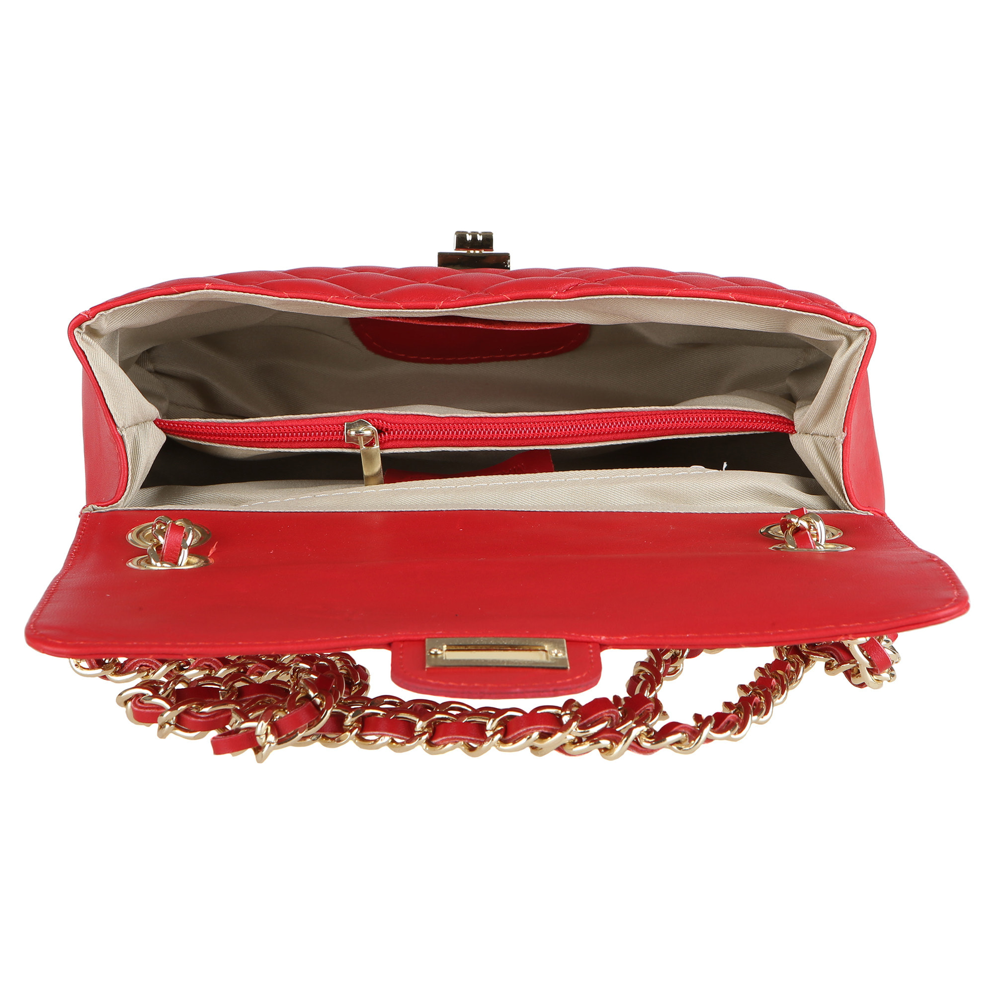 Chicca Borse Borsa a Spalla Rosso