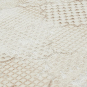 Tapis salon et chambre tissé motif fresque RANU