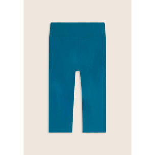 Leggings corsaro vita alta in tessuto tecnico elasticizzato