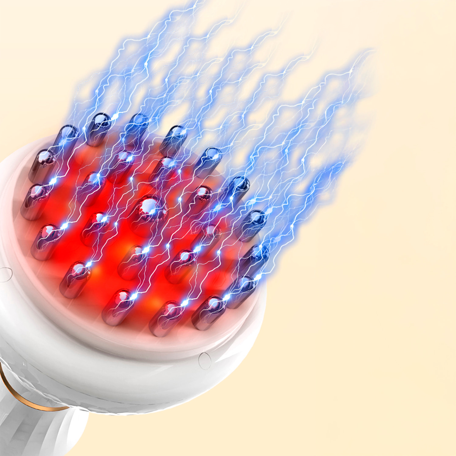 Masajeador corporal EMS + vibración con 19 intensidades y 19 niveles de temperatura.