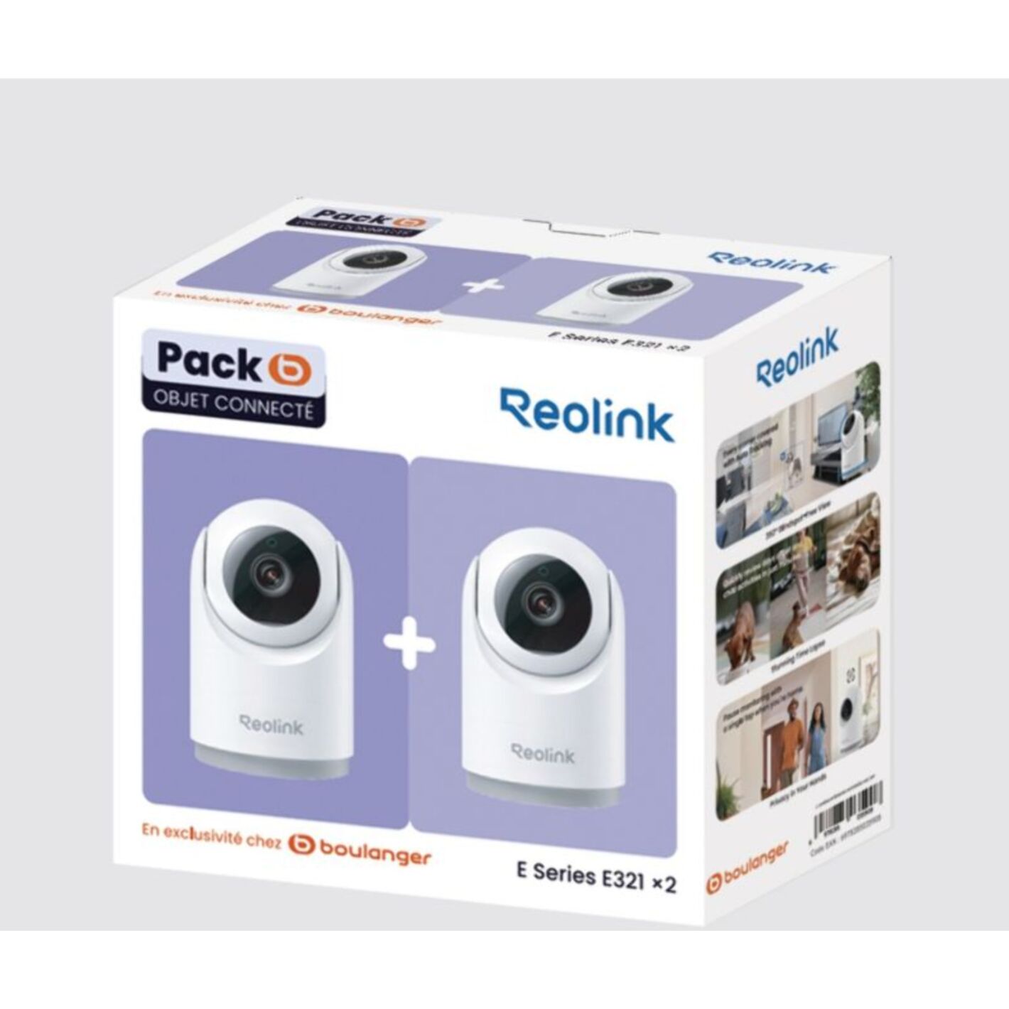 Caméra de surveillance REOLINK Pack 2xE321