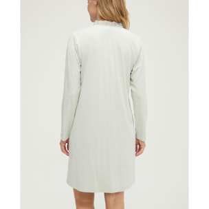 Camisón mujer de pico puntilla