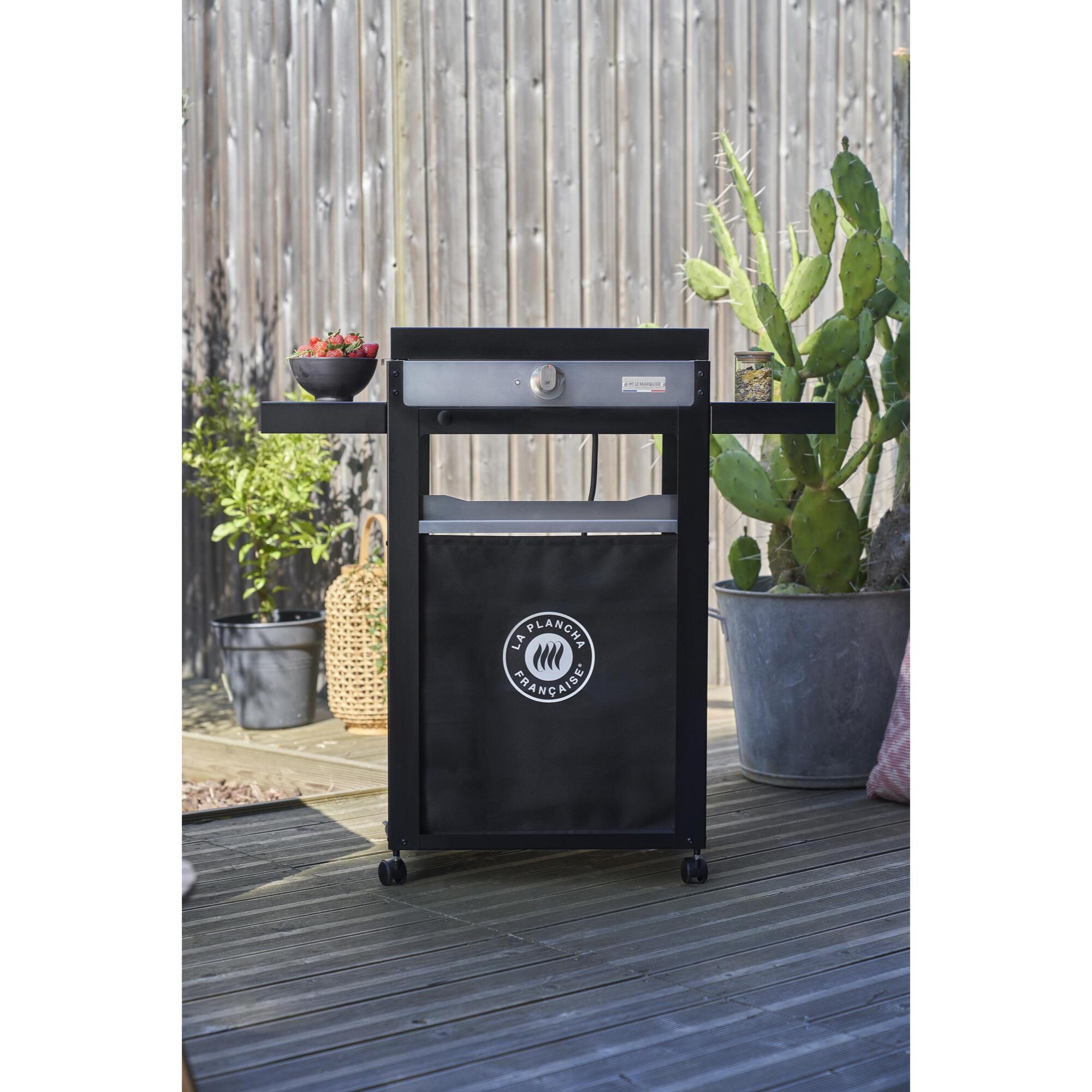 La Plancha Francaise Electrique 150 Duo Edition (Couvercle, Chariot, Porte Épices Et Rideau Inclus) - LE MARQUIER