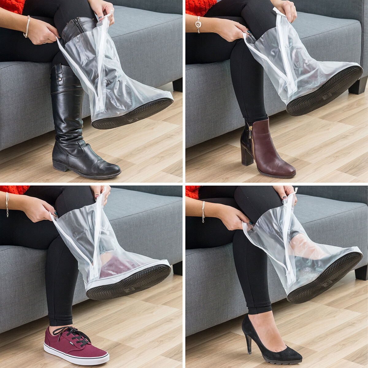 Imperméable de Poche pour Chaussures InnovaGoods 2 Unités - S/M