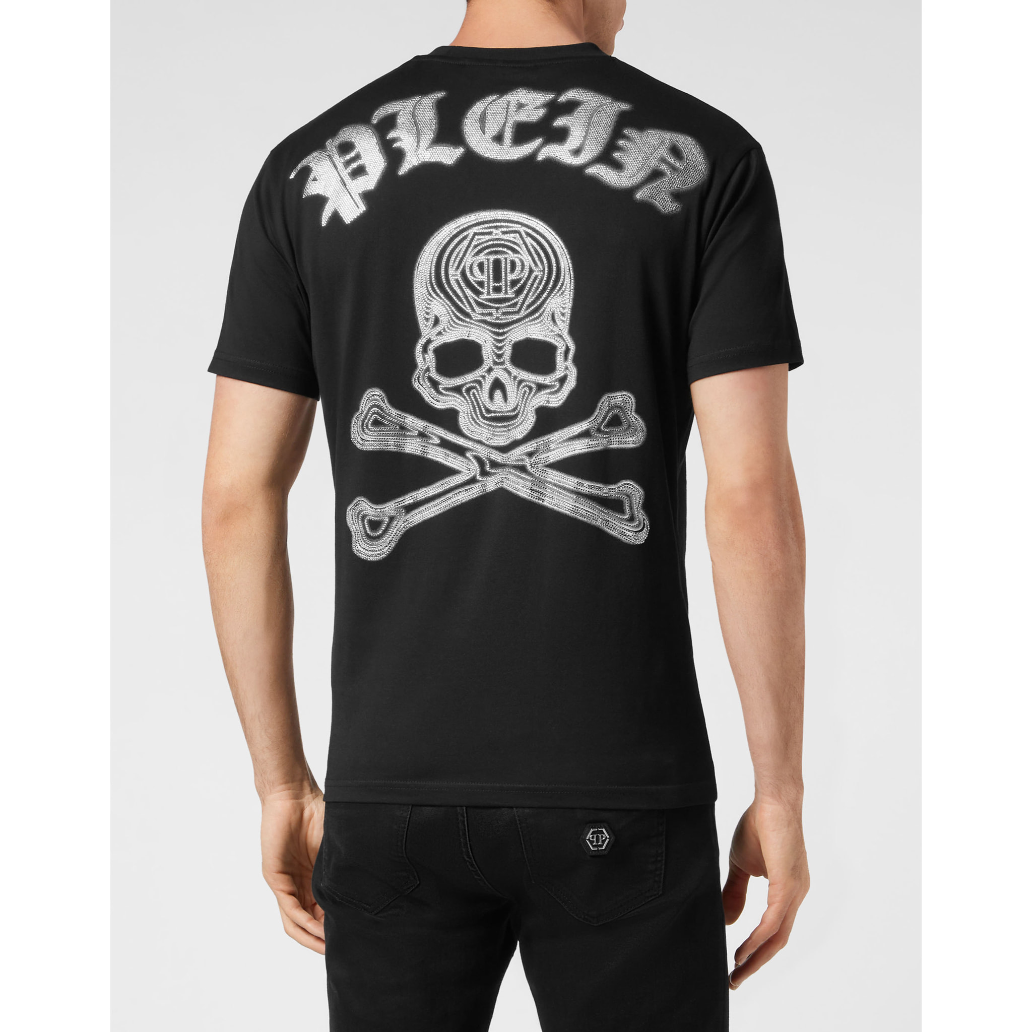 PHILIPP PLEIN T-Shirt Round Neck SKULL&BONES