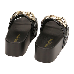 Zapatillas de playa blancas, suela 5 cm