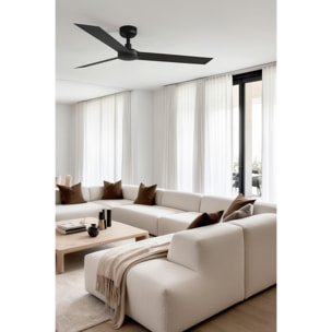 CRUISER L Ventilateur de plafond noir TUYA