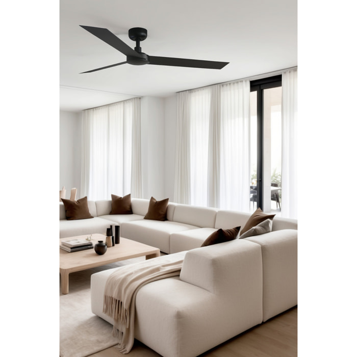CRUISER L Ventilateur de plafond noir TUYA