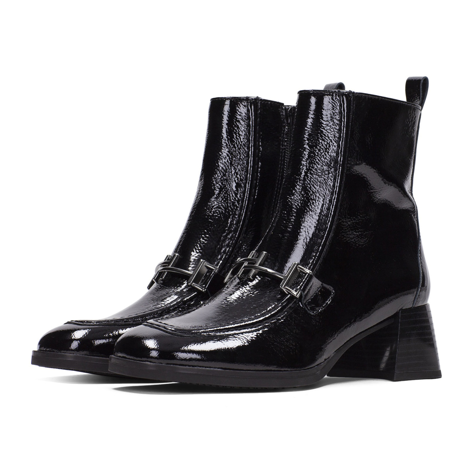 Botin Milan Negro 5 cm