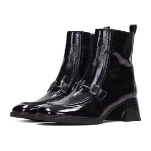 Botin Milan Negro 5 cm