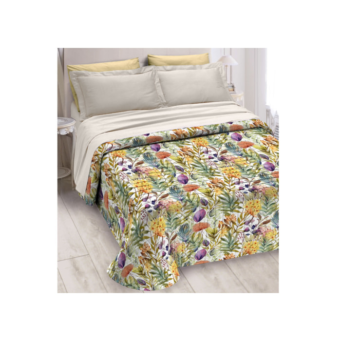 Quilt Trapuntino Estivo 100gr Stampa Digitale Diadema D4 Misura Letto Matrimoniale