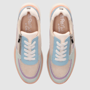 Deportivos de Piel - Multicolor - Tacón: 5 cm