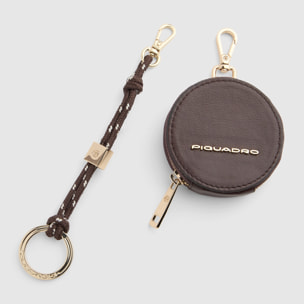 Piquadro Astuccio portachiavi donna in pelle