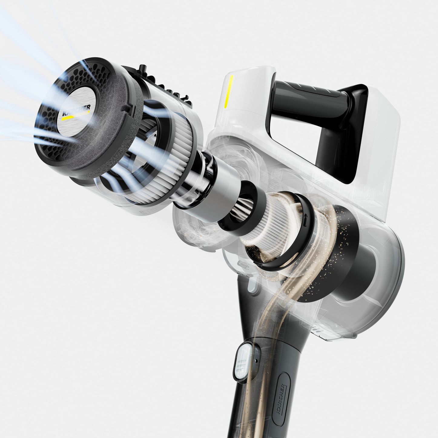 Aspirateur balai sans fil KARCHER VCS 3 Nano - autonomie 50 min - brosse turbo - filtre HEPA - chargeur USB-C