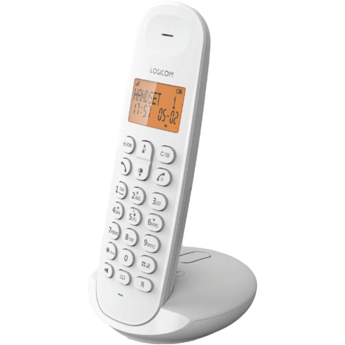 Téléphone sans fil LOGICOM Iloa Solo Répondeur Blanc
