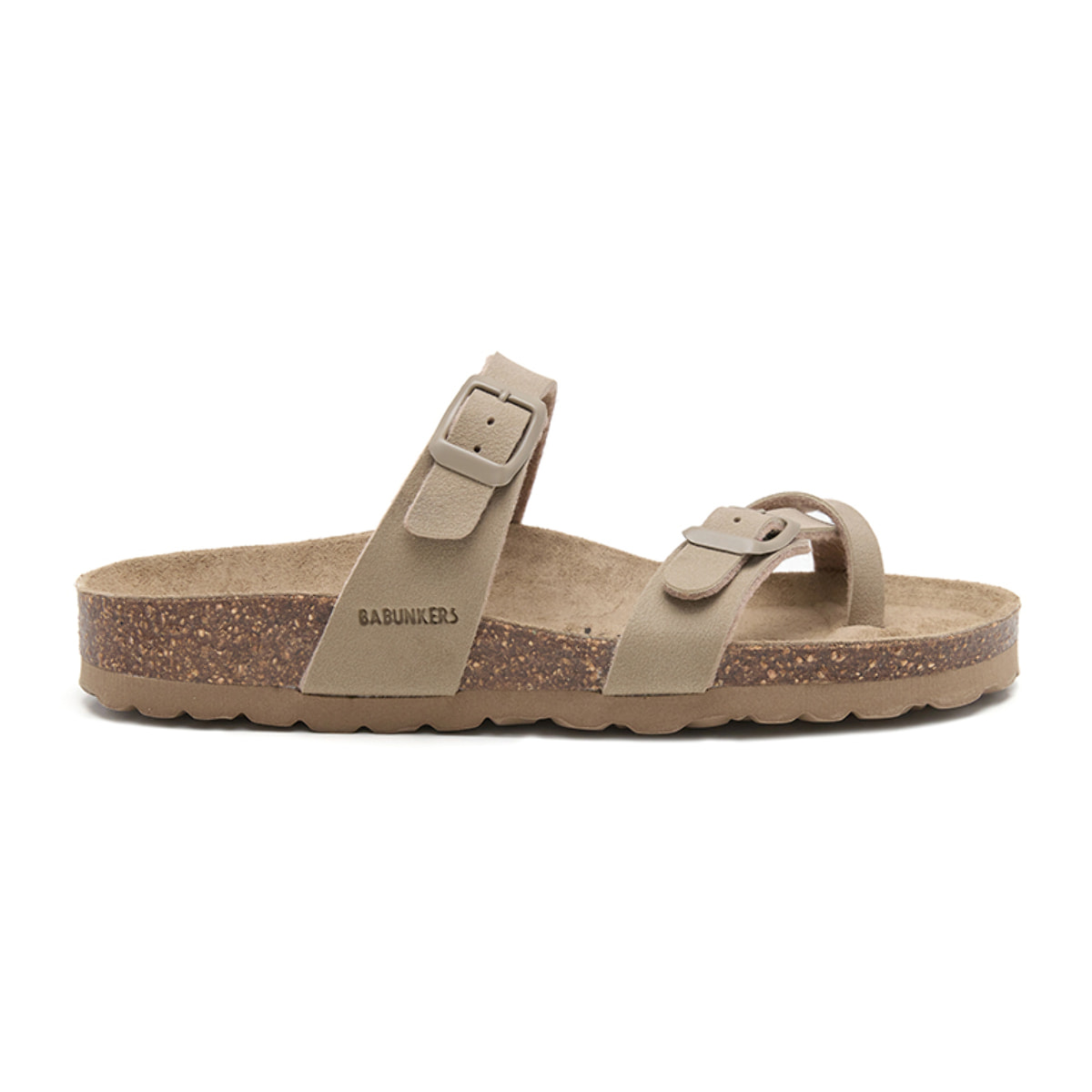 SANDALIA BABUNKERS MARRON