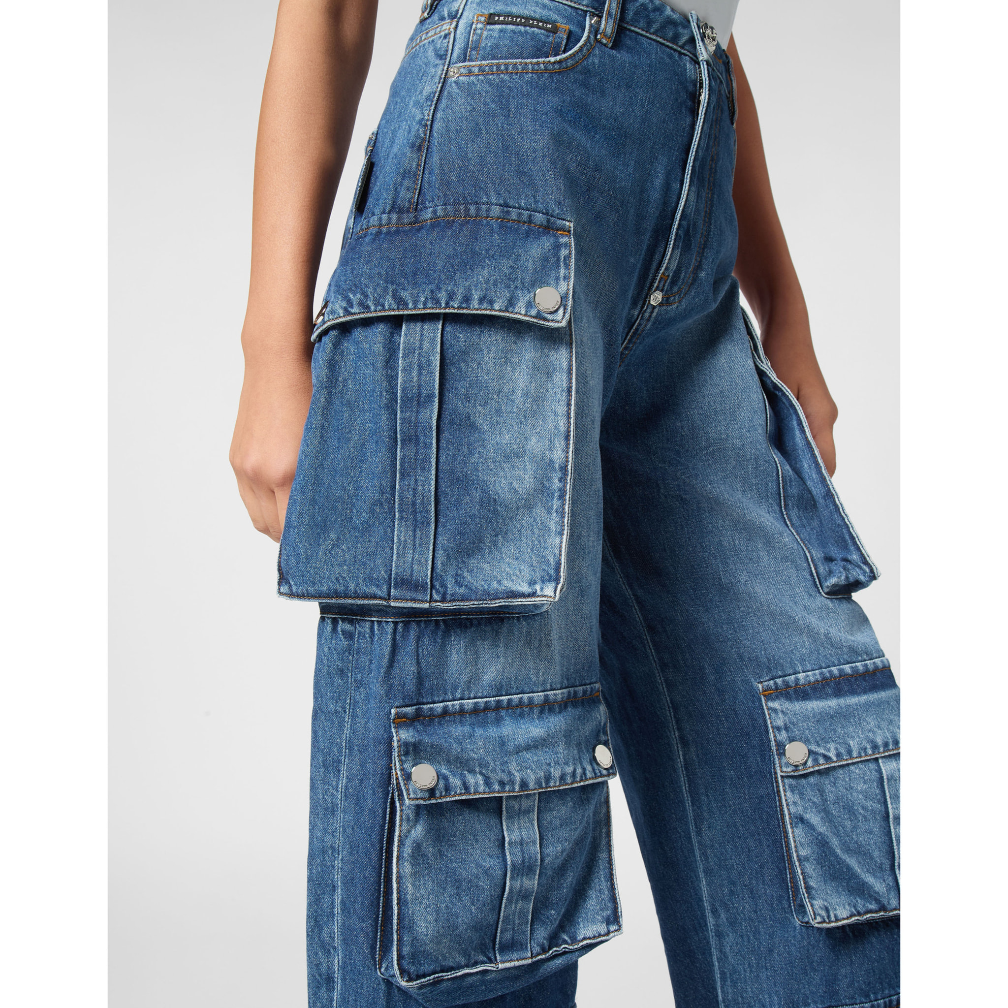 PHILIPP PLEIN Vaqueros Cargo Regular Fit