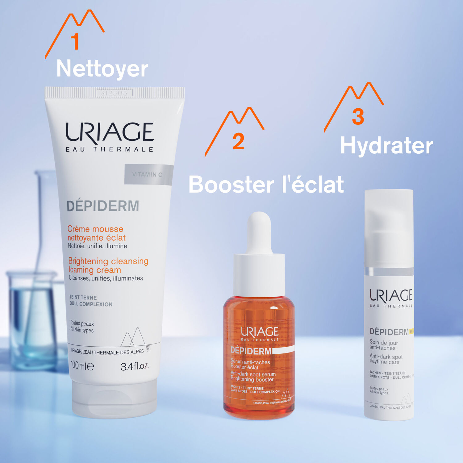 Depiderm - Crème Mousse Nettoyante Eclat 100 ml