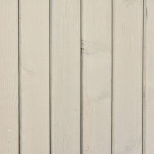 Cobertizo de Madera Caseta Exterior Armario Herramientas de Jardinería Doble Puertas Techo Impermeable Compartimientos de Diferentes Tamaños 127.5x50x164cm Madera Maciza