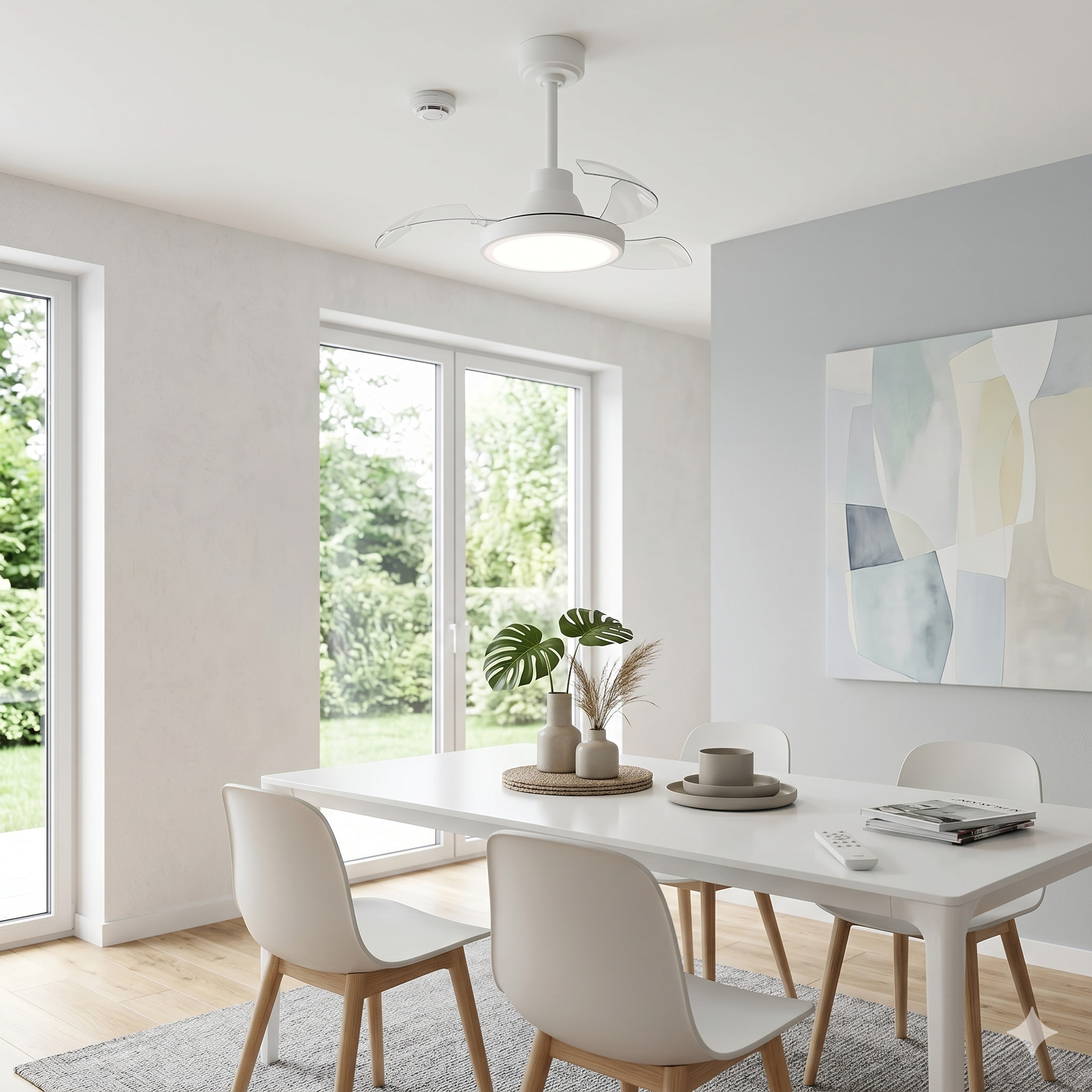 Ventilateur Plafond LED BRYSEA D63CM Bla