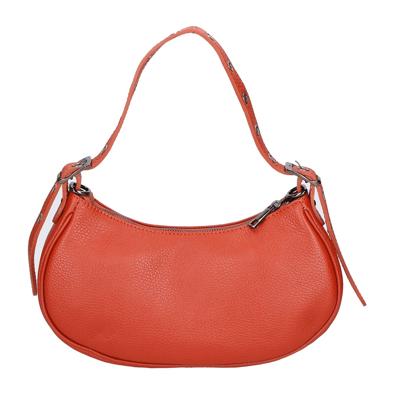Borsa a spalla da donna - Modello Loredana - Vera pelle - 30.0 x 15.0 x 8.0 cm