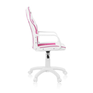 Silla gaming rosa DRW Blanco - Rosa DRW