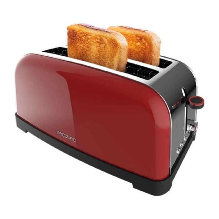 Cecotec Grille-pain vertical Toastin' time 1500 Red Lite