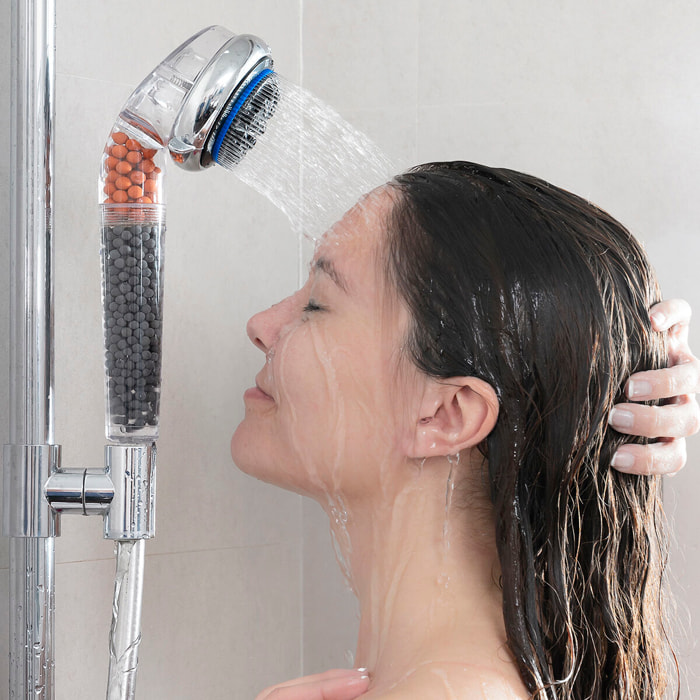 Éco-douche Minérale Multifonction avec Germanium et Tourmaline Pearal InnovaGoods