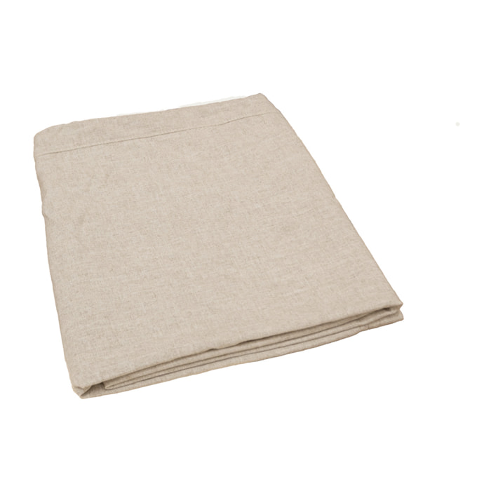 Housse de tête de lit en lin beige en différentes tailles
