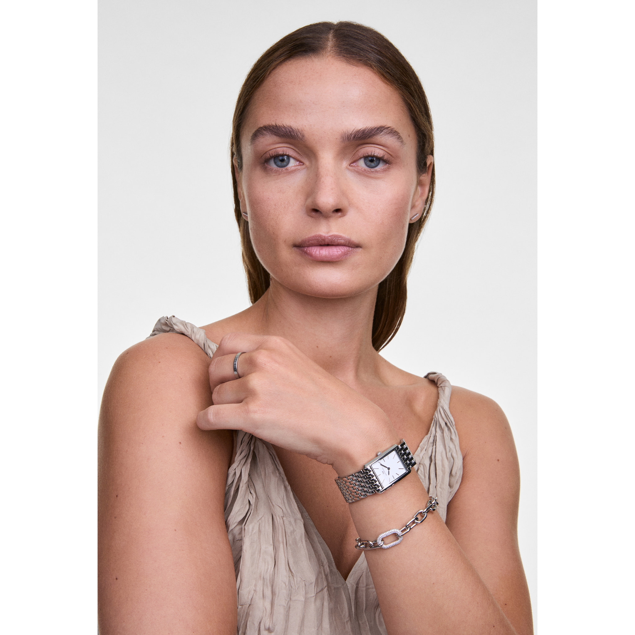 Reloj Daniel Wellington DW00100706 Mujer Analogico Cuarzo con Correa de Acero inoxidable