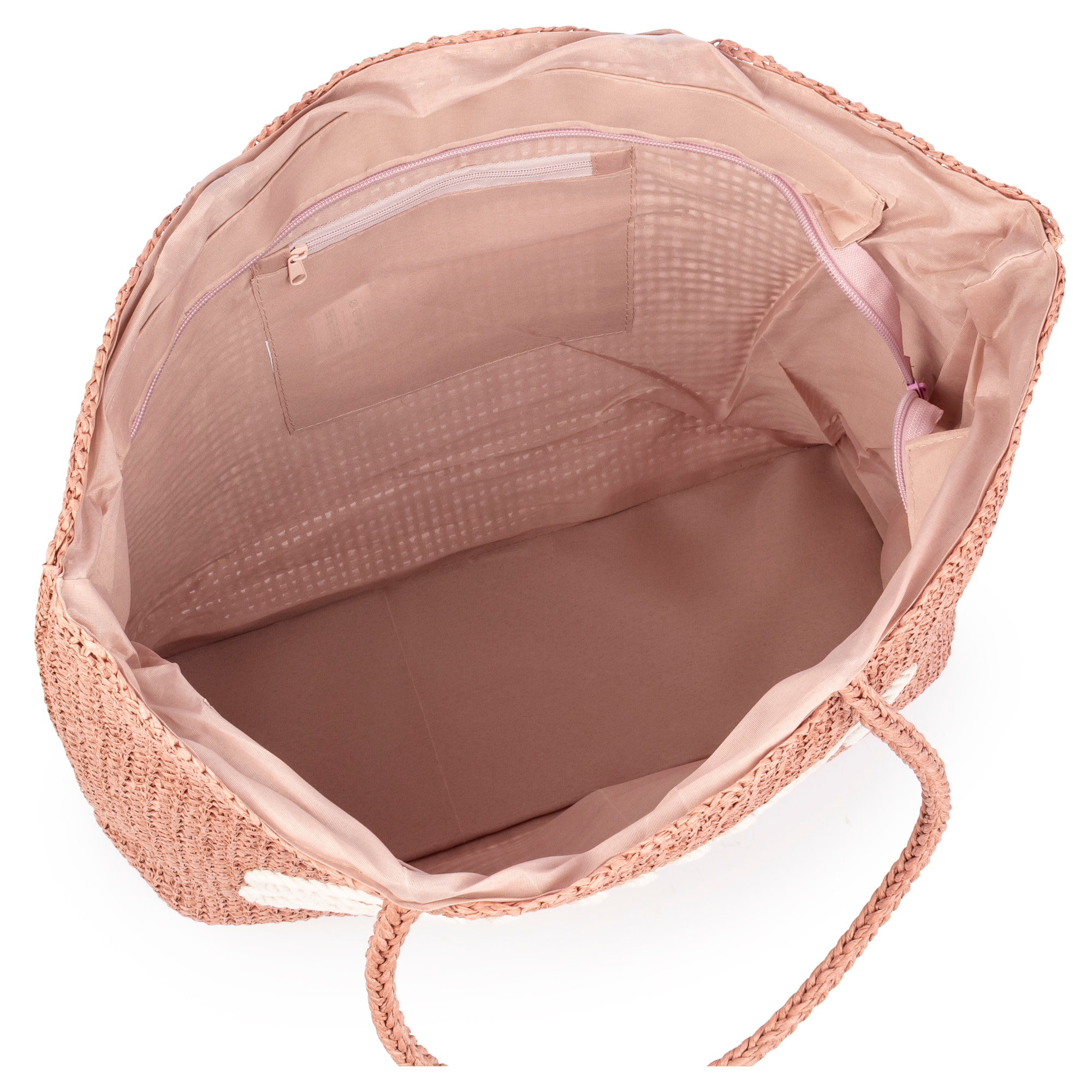 Bergeggi Bolso shopper Mujer. Fabricado en paja trenzada diseño "Summer"