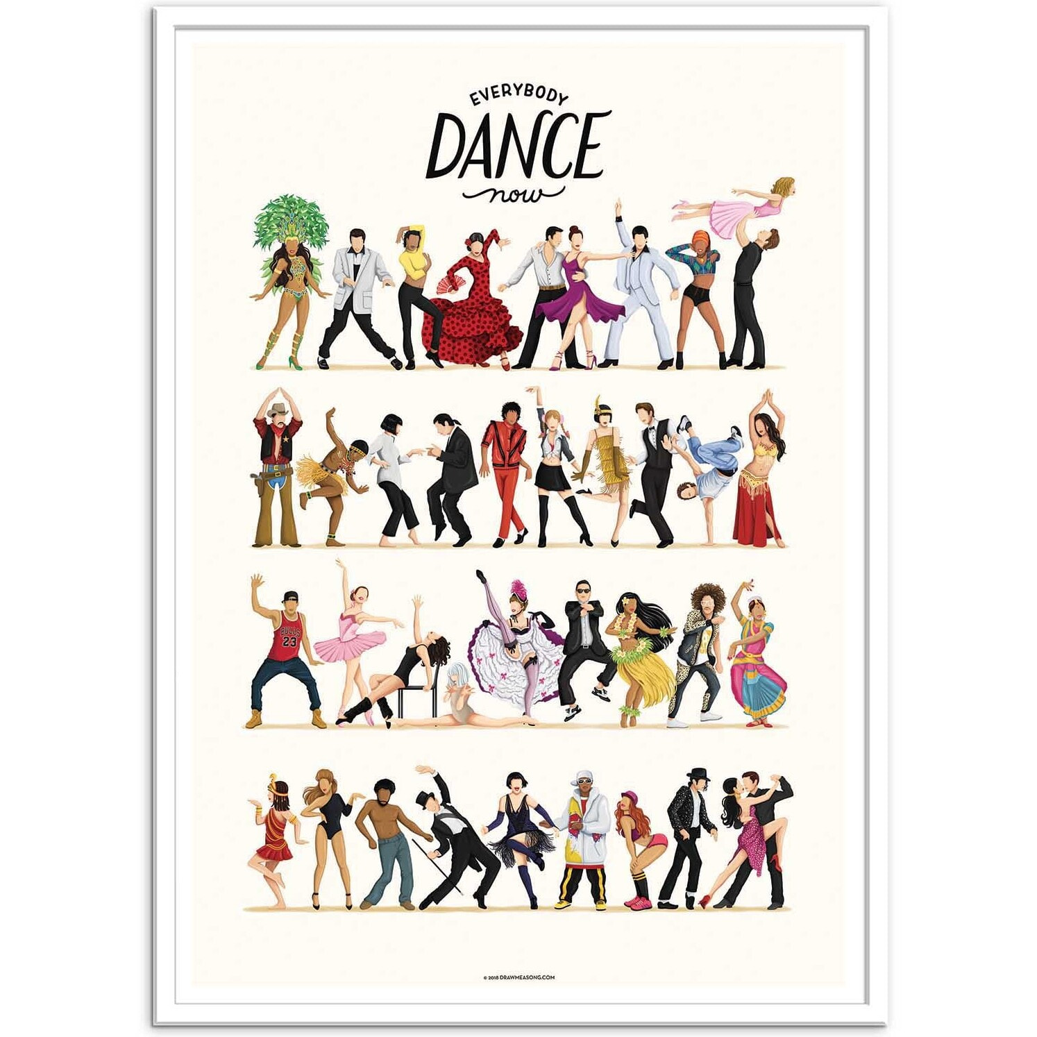 Affiche - Everybody Dance now - Nour Tohme