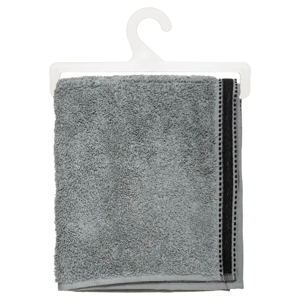 Serviette de toilette "Joia" coton gris ardoise 50x90cm