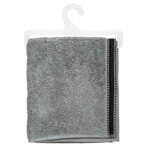 Serviette de toilette "Joia" coton gris ardoise 50x90cm