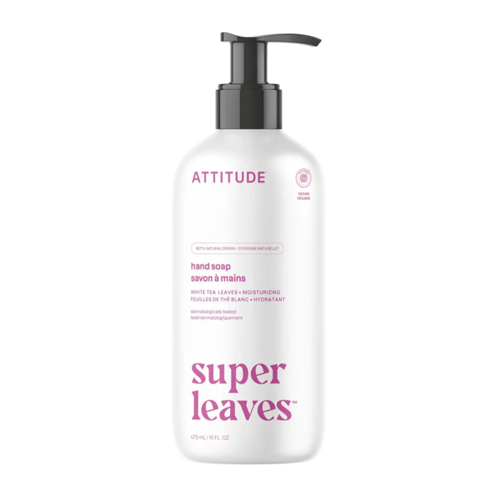 Super leaves Jabón de manos White Tea Leaves Attitude 473 ml